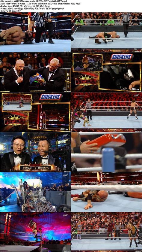 WWE Wrestlemania 35 720p HDTV H264.